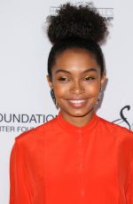 YARA SHAHIDI at Wearable Art Gala at California African American Museum in Los Angeles 04/29/2017