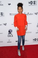 YARA SHAHIDI at Wearable Art Gala at California African American Museum in Los Angeles 04/29/2017