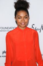 YARA SHAHIDI at Wearable Art Gala at California African American Museum in Los Angeles 04/29/2017