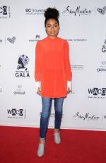 YARA SHAHIDI at Wearable Art Gala at California African American Museum in Los Angeles 04/29/2017