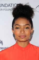 YARA SHAHIDI at Wearable Art Gala at California African American Museum in Los Angeles 04/29/2017
