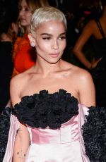 ZOE KRAVITZ at 2017 MET Gala in New York 05/01/2017