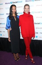 ZOE SALDANA at 5th Annual Moms + Socialgood Event in New York 05/04/2017