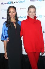 ZOE SALDANA at 5th Annual Moms + Socialgood Event in New York 05/04/2017