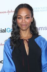 ZOE SALDANA at 5th Annual Moms + Socialgood Event in New York 05/04/2017
