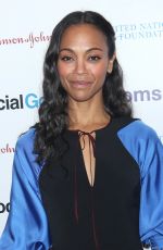 ZOE SALDANA at 5th Annual Moms + Socialgood Event in New York 05/04/2017