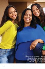 ZOE SALDANA in Shape Magazine, June 2017