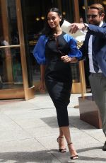 ZOE SALDANA Leaves Her Hotel in New York 05/04/2017