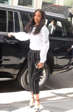 ZOE SALDANA Out and About in New York 05/03/2017