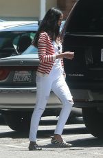 ZOE SALDANA Out and About in Studio City 05/08/2017