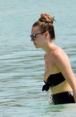 ZOE SALMON in Bikini on the Beach in Barbados 05/25/2017