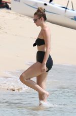 ZOE SALMON in Bikini on the Beach in Barbados 05/25/2017
