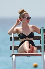 ZOE SALMON in Bikini on the Beach in Barbados 05/25/2017