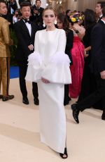 ZOEY DEUTCH at 2017 MET Gala in New York 05/01/2017