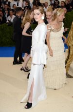 ZOEY DEUTCH at 2017 MET Gala in New York 05/01/2017