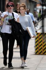ZOEY DEUTCH on the Set of Set It Up in New York 05/16/2017