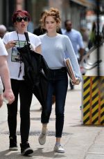 ZOEY DEUTCH on the Set of Set It Up in New York 05/16/2017