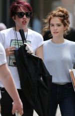 ZOEY DEUTCH on the Set of Set It Up in New York 05/16/2017