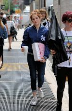 ZOEY DEUTCH on the Set of Set It Up in New York 05/16/2017