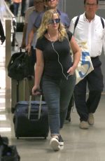 AMY POEHLER at LAX Airport in Los Angeles 06/25/2017