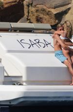 ABIGAIL ABBEY CLANCY in Bikini at a Yacht in Mallorca 06/23/2017