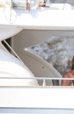 ABIGAIL ABBEY CLANCY in Bikini at a Yacht in Mallorca 06/23/2017
