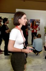 ADELAIDE KANE at Nintendo Booth at E3 Gaming Convention 2017 in Los Angeles 06/13/2017