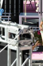 ADRIANA LIMA on the Set of American Beauty Star in Los Angeles 06/21/2017