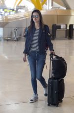 ALESSANDRA AMBROSIO at Airport in Madrid 06/03/2017
