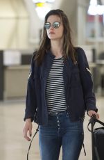 ALESSANDRA AMBROSIO at Airport in Madrid 06/03/2017