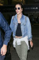 ALESSANDRA AMBROSIO at Los Angeles International Airport 06/09/2017
