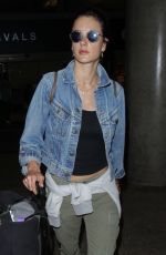 ALESSANDRA AMBROSIO at Los Angeles International Airport 06/09/2017