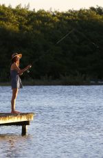 ALESSANDRA AMBROSIO Goes Fishing in Florianópolis 06/25/2017