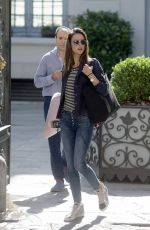 ALESSANDRA AMBROSIO Leaves Her Hotel in Madrid 06/03/2017