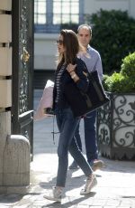 ALESSANDRA AMBROSIO Leaves Her Hotel in Madrid 06/03/2017