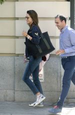 ALESSANDRA AMBROSIO Leaves Her Hotel in Madrid 06/03/2017