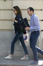 ALESSANDRA AMBROSIO Leaves Her Hotel in Madrid 06/03/2017