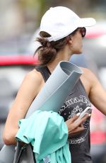 ALESSANDRA AMBROSIO Leaves Yoga Class in Santa Monica 06/19/2017