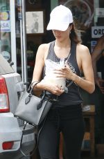ALESSANDRA AMBROSIO Leaves Yoga Class in Santa Monica 06/19/2017