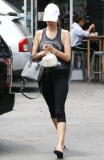 ALESSANDRA AMBROSIO Leaves Yoga Class in Santa Monica 06/19/2017