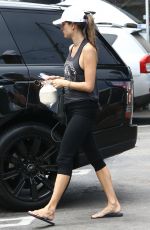 ALESSANDRA AMBROSIO Leaves Yoga Class in Santa Monica 06/19/2017