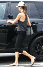 ALESSANDRA AMBROSIO Leaves Yoga Class in Santa Monica 06/19/2017