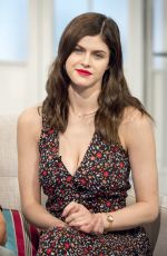 ALEXANDRA DADDARIO at Lorraine TV Show in London 06/01/2017