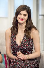 ALEXANDRA DADDARIO at Lorraine TV Show in London 06/01/2017