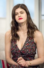 ALEXANDRA DADDARIO at Lorraine TV Show in London 06/01/2017