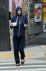 ALEXANDRA DADDARIO Out with Her Dog in Los Angeles 06/09/2017