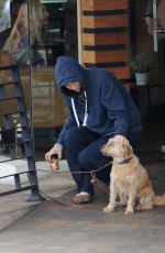 ALEXANDRA DADDARIO Out with Her Dog in Los Angeles 06/09/2017