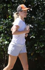 ALI LARTER Out for Jogging in Pacific Palisades 06/16/2017