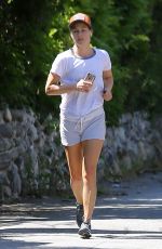 ALI LARTER Out for Jogging in Pacific Palisades 06/16/2017