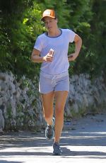 ALI LARTER Out for Jogging in Pacific Palisades 06/16/2017